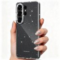 Etui pokrowiec na Samsung Galaxy S26 Ultra FlexAir - przezroczysto brokatowy