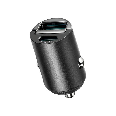 Ładowarka samochodowa USB-A USB-C 65W - czarna