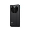 Powerbank 10000mAh 22.5W USB-A USB-C z wyświetlaczem cyfrowym - czarny