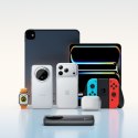 Powerbank 10000mAh 22.5W USB-A USB-C z wyświetlaczem cyfrowym - czarny