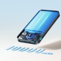 Powerbank 10000mAh 22.5W USB-A USB-C z wyświetlaczem cyfrowym - czarny