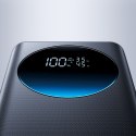 Powerbank 20000 mAh USB-A USB-C z wyświetlaczem cyfrowym 45 W - czarny