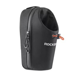Torba na kierownicę roweru hulajnogi z miejscem na bidon 1.5L - czarna