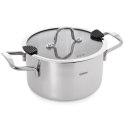 Garnek Stalowy 4,3 L Venice do Pieczenia i Gotowania Indukcja 22 cm