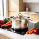 Garnek Stalowy 4,3 L Venice do Pieczenia i Gotowania Indukcja 22 cm
