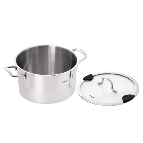 Garnek Stalowy 4,3 L Venice do Pieczenia i Gotowania Indukcja 22 cm