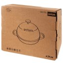 Gęsiarka Żeliwna z Pokrywką 2w1 Granatowa Litina Smalt 1,6 L ORION