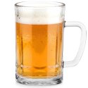 Kufel do Piwa Szklany 330 ml z Uchem Gruby Klasyczny Prezent