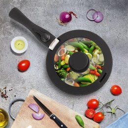 Pokrywka Szklana Borokrzemowa z Silikonowym Rantem 16 cm ORION