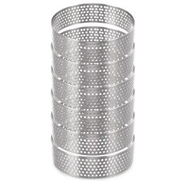 Ranty do Tartaletek Zestaw 6 szt. Perforowane 7 cm Stalowe ORION