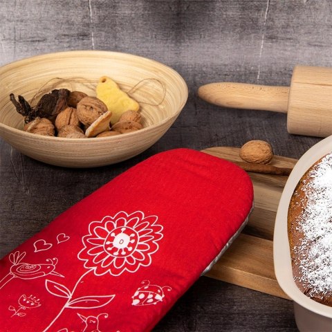 Rękawica Kuchenna z Magnesem i Teflone Czerwona Ochronna 250°C
