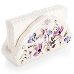 Serwetnik Porcelanowy Louka Biały w Polne Kwiaty ORION Dekoracja