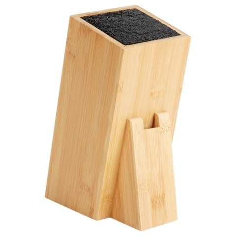 Stojak na noże bambusowy 10,5x16,5x24,5 cm