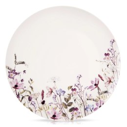 Talerz Obiadowy Płytki Porcelana 27 cm Louka Duży Talerz Kwiaty