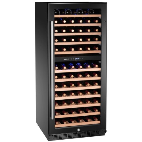 Lodówka chłodziarka do wina 2-strefowa na 124 butelki 265 l 570x595x1400 mm