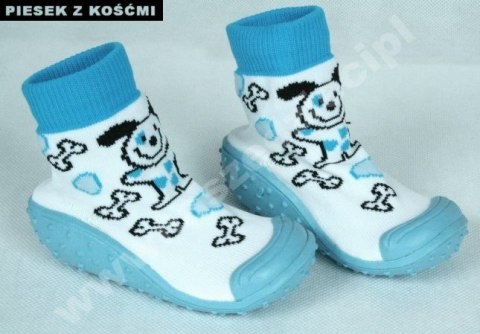 BICAL PIESEK Z NIEBIESKĄ GUMKĄ Bucik Skarpetka GUMOWA PODESZWA BICAL