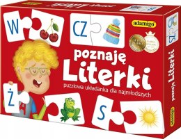 Poznaję literki gra puzzlowa 05581 ADAMIGO