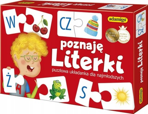 Poznaję literki gra puzzlowa 05581 ADAMIGO