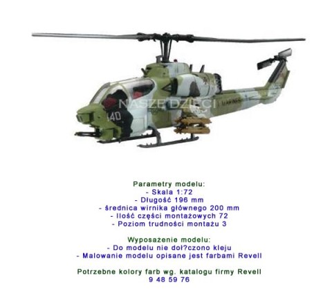 REVELL 04415 HELIKOPTER AH-1W Super Cobra REVELL