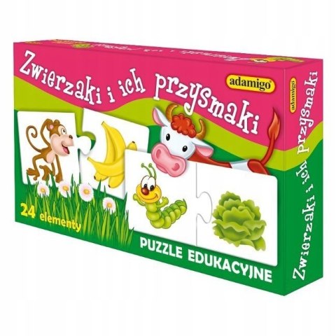 Zwierzaki i przysmaki - układanka 06519 ADAMIGO