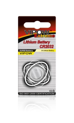 BAT0196 Bateria VIPOW EXTREME CR2032 1szt/blist. VIPOW