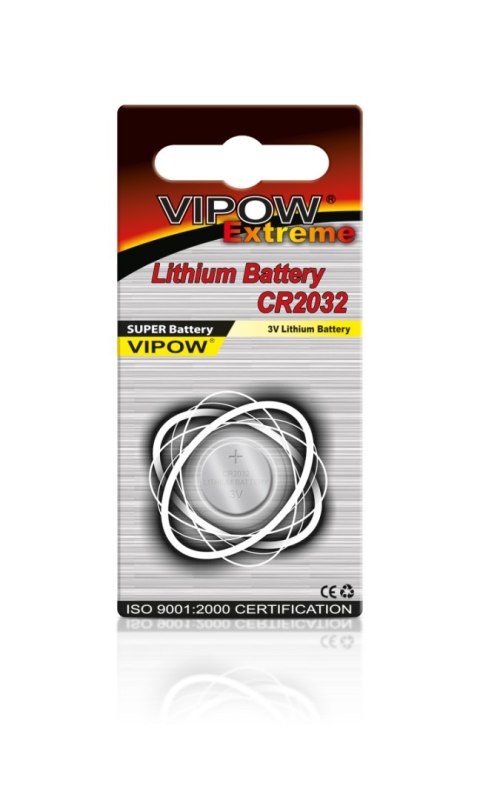 BAT0196 Bateria VIPOW EXTREME CR2032 1szt/blist. VIPOW
