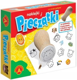 Pieczątki i naklejki ze zwierzątkami 17656 ALEXANDER