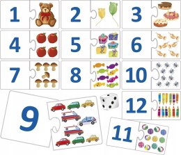 Poznaję cyferki gra puzzlowa 05598 ADAMIGO