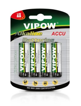 BAT0061B Baterie alkaliczne VIPOW LR6 4szt/bl. VIPOW