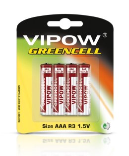 BAT0080B Baterie VIPOW GREENCELL R03 4szt/bl TRES