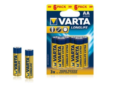 BAT0242 Bateria alkaliczna VARTA LR06 LONGLIFE 6szt./bl. VARTA