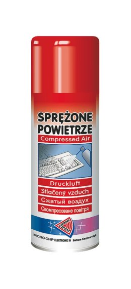 CHE0106-400P Sprężone powietrze 400ml.-palne MICROCHIP MICRO