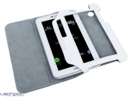 KOM0431 Etui białe dedykowane do Samsung Galaxy Tab P3100 QUER