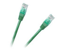 KPO2778D-1.5 Patchcord kabel UTP 8c wtyk-wtyk 1,5m CCA zielony cat.6e -----