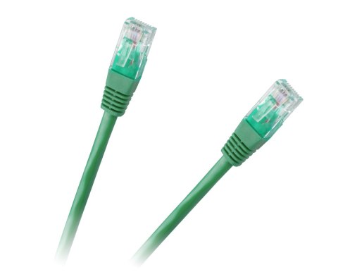 KPO2778D-1.5 Patchcord kabel UTP 8c wtyk-wtyk 1,5m CCA zielony cat.6e -----