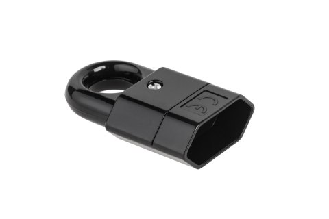 URZ3016 Gniazdo płaskie z uchwytem czarne GP2C-2 ELGOTECH