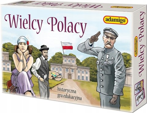 Wielcy Polacy - gra edukacyjna 07325 ADAMIGO