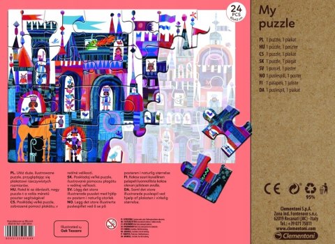 !!! CLE Moje puzzle-zamek eko 50164. CLEMENTONI