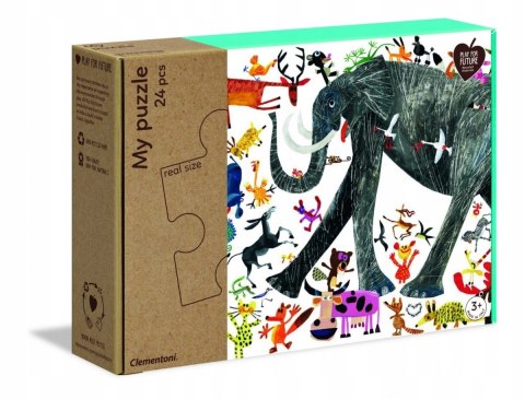 !!! CLE Moje puzzle-zwierzęta eko 50165. CLEMENTONI