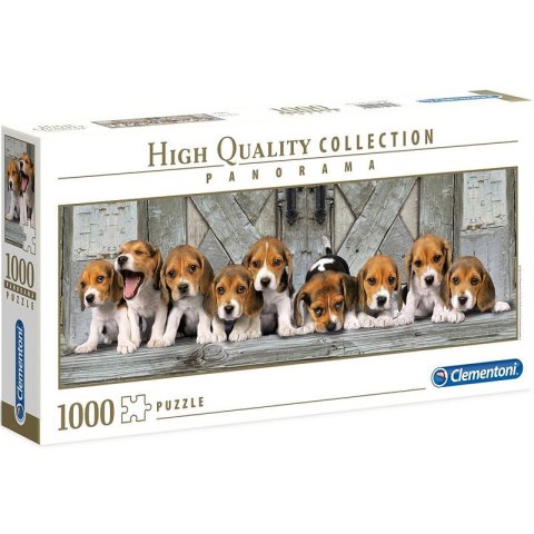CLE.puzzle 1000 Panorama pieski Beagles 39435 PANORAMA