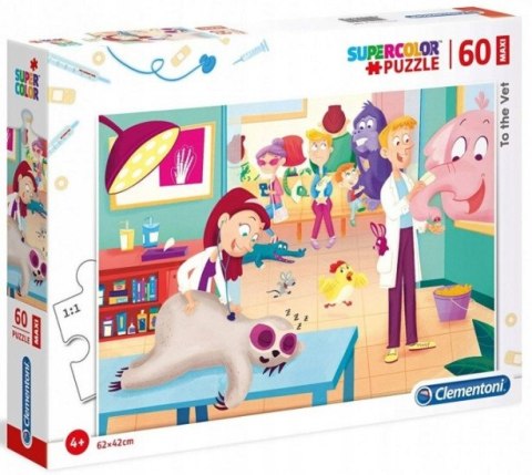 CLE puzzle 60 maxi To the Vet 26446 CLEMENTONI