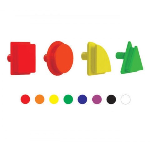 MASTERKIDZ Geometryczne Elementy 8 Kolorów MASTERKIDZ