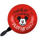 ND15_9149 DZWONEK DO ROWERU RETRO MICKEY RED VINTAGE DISNEY