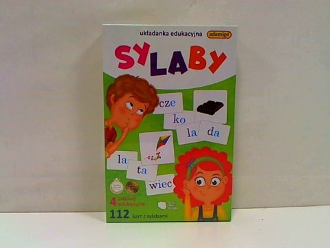 Sylaby - układanka edukacyjna 07516 ADAMIGO