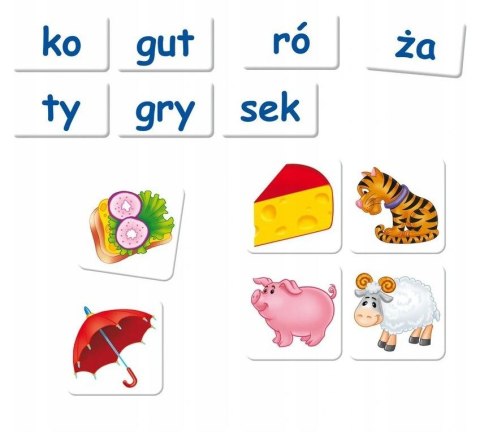 Sylaby - układanka edukacyjna 07516 ADAMIGO