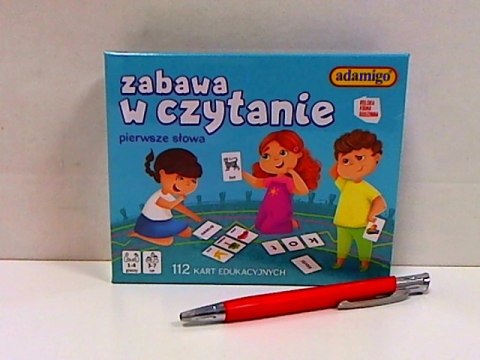 Zabawa w czytanie - karty 07523 ADAMIGO
