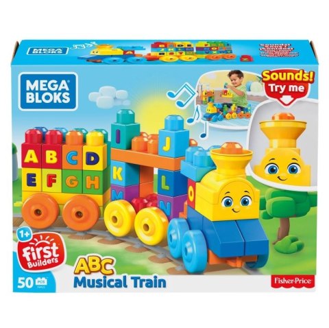MEGA BLOKS pociąg ABC z dźwiękiem FWK22 /2 FISHER-PRICE