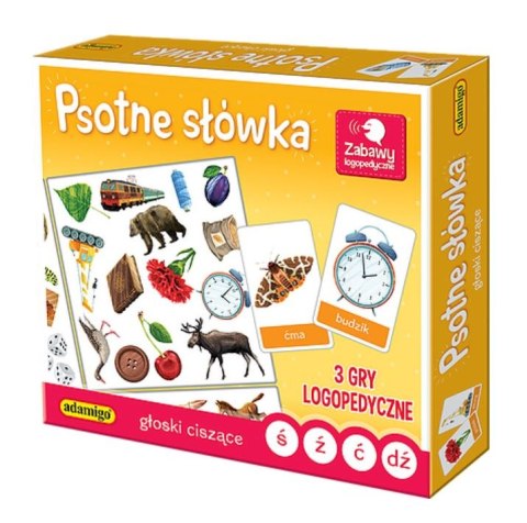 Psotne słówka - głoski ciszące 07301 ADAMIGO