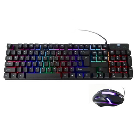 ND32_K800H K800H KLAWIATURA LED+ MYSZ GAMINGOWA KLUDI