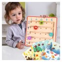 TOOKY TOY Drewniana Gra Nauka Liczenia Zwierzątka TOOKY